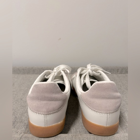 Mango White Leather Panel Sneakers - Picture 5 of 6